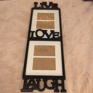 LIVE LOVE LAUGH PHOTO FRAME